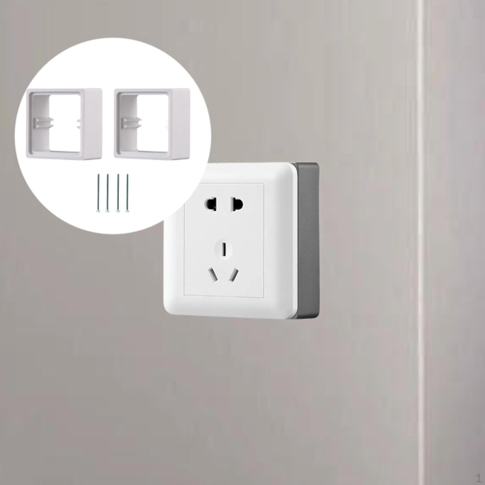 2 Pack Socket Spacers for Cable Box Installation Wall Plate Accessories Home Office білий
2 Pack Socket Spacers for Cable Box Installation Wall Plate Accessories Home Office білий