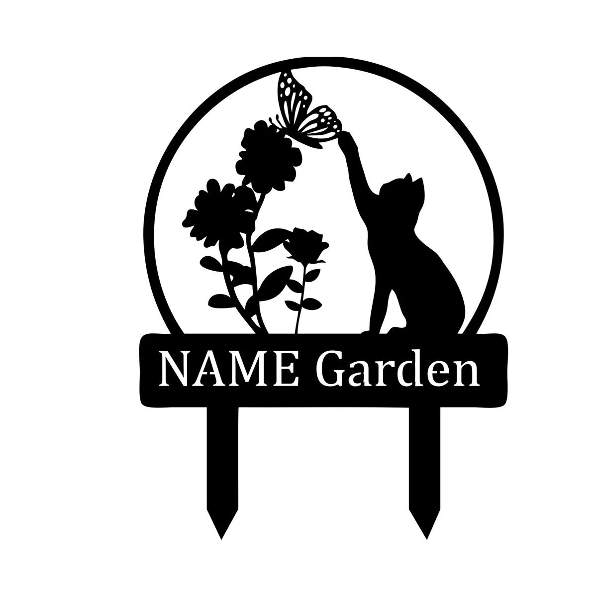 Custom Metal Garden Stake, Personalized Kitten Flower Sign, Outdoor Yard Art чёрный
Custom Metal Garden Stake, Personalized Kitten Flower Sign, Outdoor Yard Art чёрный