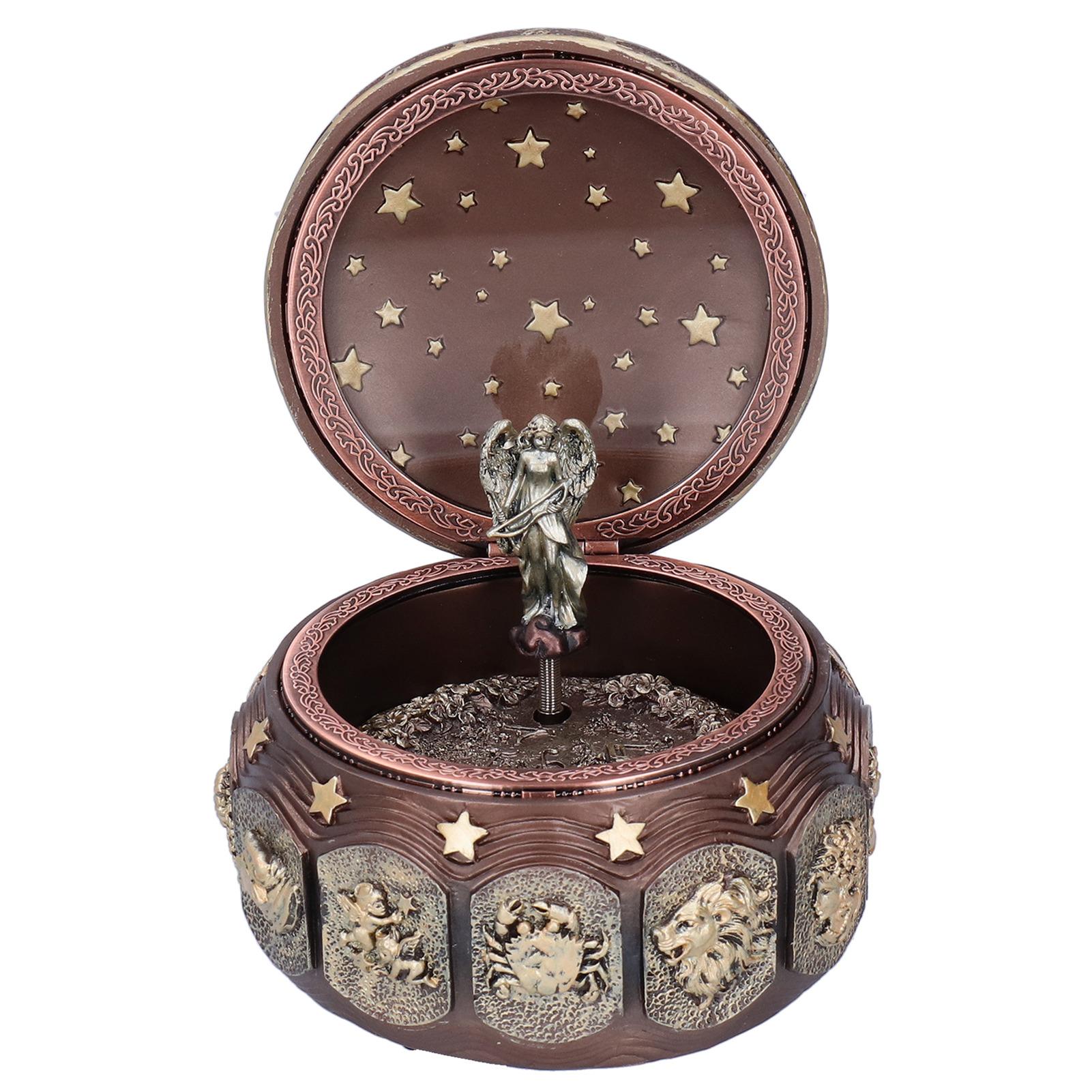 Музыкальная шкатулка Модное творчество Вращающиеся 12 созвездий Друзья Подарки на день рождения и праздникиМедный
Музыкальная шкатулка Модное творчество Вращающиеся 12 созвездий Друзья Подарки на день рождения и праздникиМедный