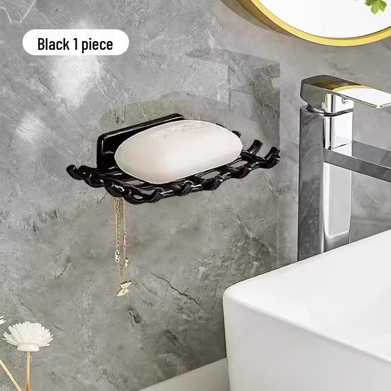 Punch-free Wall-mounted Soap Dish - Adhesive Bathroom Storage Rack with Draining Feature
Punch-free Wall-mounted Soap Dish - Adhesive Bathroom Storage Rack with Draining Feature