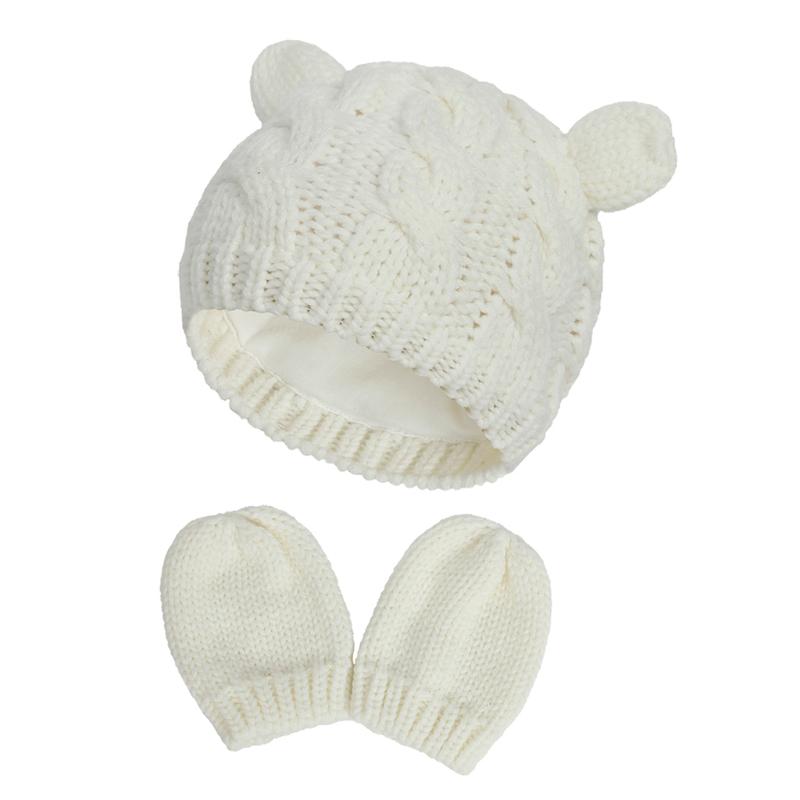 Baby Hat and Mittens Set Kids Knitted Beanie Cap Winter Warm Pompom Hats Gloves M білий
Baby Hat and Mittens Set Kids Knitted Beanie Cap Winter Warm Pompom Hats Gloves M білий