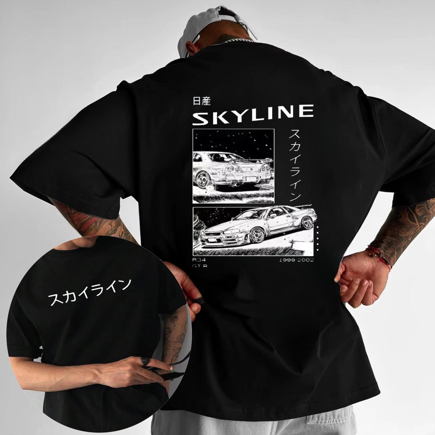 2025 Summer Men s Cotton T-Shirt Drift Japan Anime AE86 Inifirst D Cotton T-Shirt Unisex R34 Skyline GTR JDM Large Print T-Shirt S
2025 Summer Men s Cotton T-Shirt Drift Japan Anime AE86 Inifirst D Cotton T-Shirt Unisex R34 Skyline GTR JDM Large Print T-Shirt S