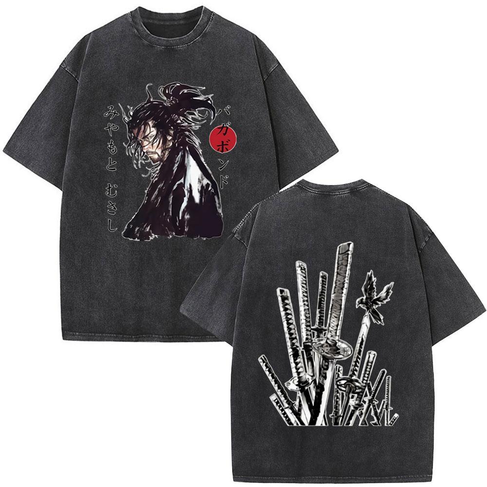Anime Vagabond Miyamoto Musashi Vintage Washed Tshirts Men Women Clothing Summer Casual Cotton Short Sleeve Oversized T Shirts S
Anime Vagabond Miyamoto Musashi Vintage Washed Tshirts Men Women Clothing Summer Casual Cotton Short Sleeve Oversized T Shirts S