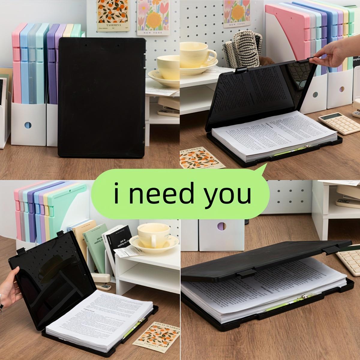 Clear Plastic A4 Document Folder - Multi-Purpose Storage Box for Home, Office, Or School - Organize Papers, Books, And Test Pape чорний
Clear Plastic A4 Document Folder - Multi-Purpose Storage Box for Home, Office, Or School - Organize Papers, Books, And Test Pape чорний
