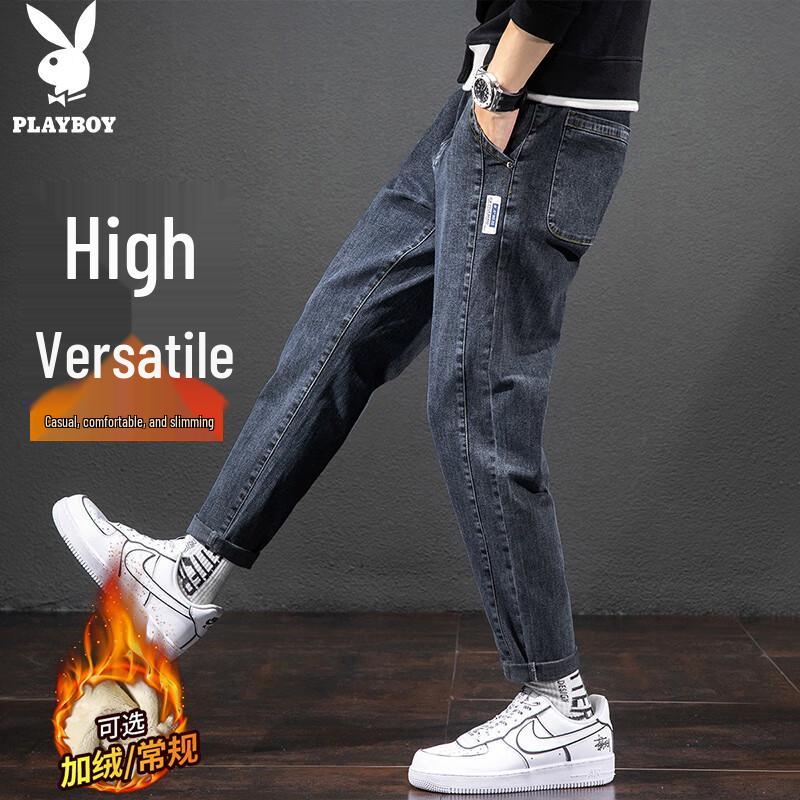 PLAYBOY Мужские джинсы из эластичного денима прямого кроя 33
PLAYBOY Мужские джинсы из эластичного денима прямого кроя 33