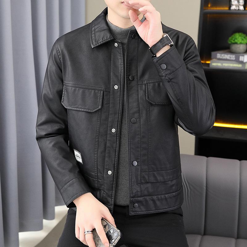 Молодежная короткая кожаная куртка мужская свободная корейская кожаная куртка M
Молодежная короткая кожаная куртка мужская свободная корейская кожаная куртка M