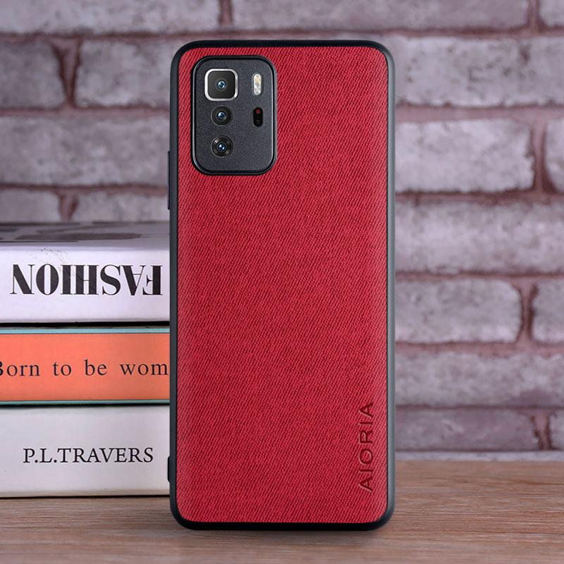 Luxury Textile Leather Case for Xiaomi Poco X3 GT Soft TPU with Hard PC 3in1 material protection cover Poco X3 GT красный
Luxury Textile Leather Case for Xiaomi Poco X3 GT Soft TPU with Hard PC 3in1 material protection cover Poco X3 GT красный