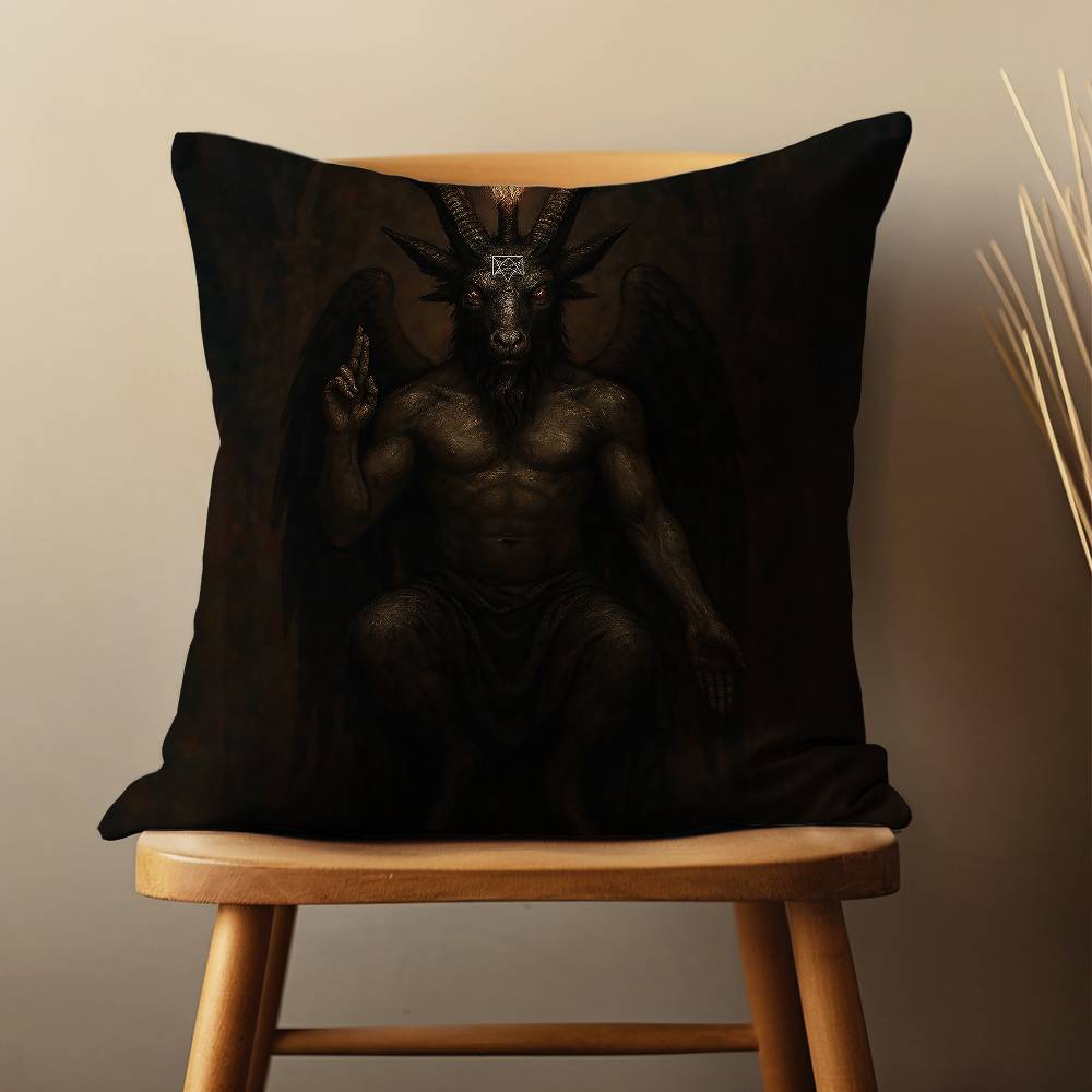 Dark Devil Satan Art Throw Pillow Case For 45*45cm,55*55cm,30*30cm For Home Bedroom Decoration And Protector 30cmx30cm
Dark Devil Satan Art Throw Pillow Case For 45*45cm,55*55cm,30*30cm For Home Bedroom Decoration And Protector 30cmx30cm