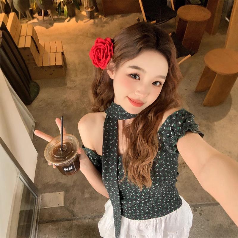 Women s French Retro Floral Off-Shoulder Puff Sleeve Top One Size (recommended for up to 125 lbs)
Women s French Retro Floral Off-Shoulder Puff Sleeve Top One Size (recommended for up to 125 lbs)