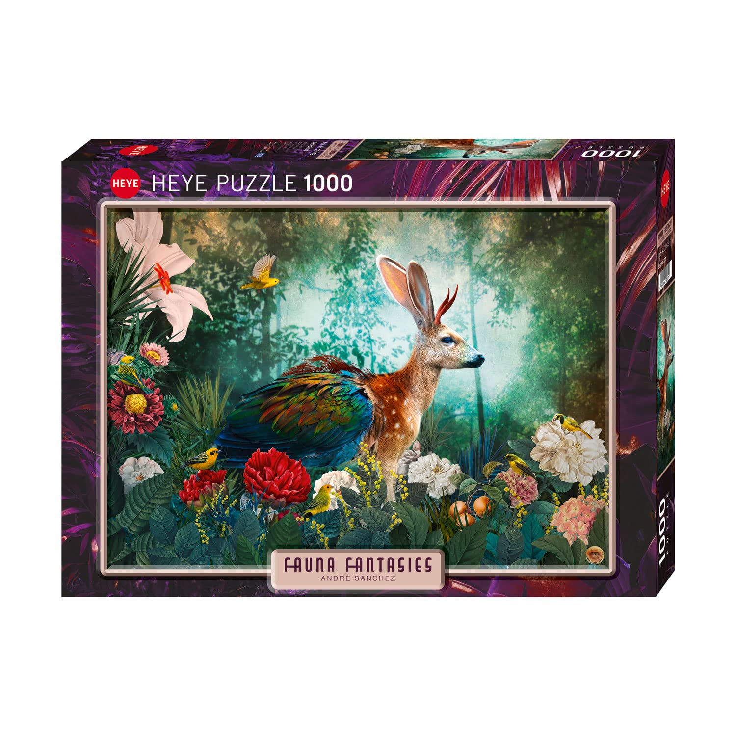 1000-piece HEYE Puzzle by André Sanches: Jackalope, 50 x 70 cm, 29979
1000-piece HEYE Puzzle by André Sanches: Jackalope, 50 x 70 cm, 29979