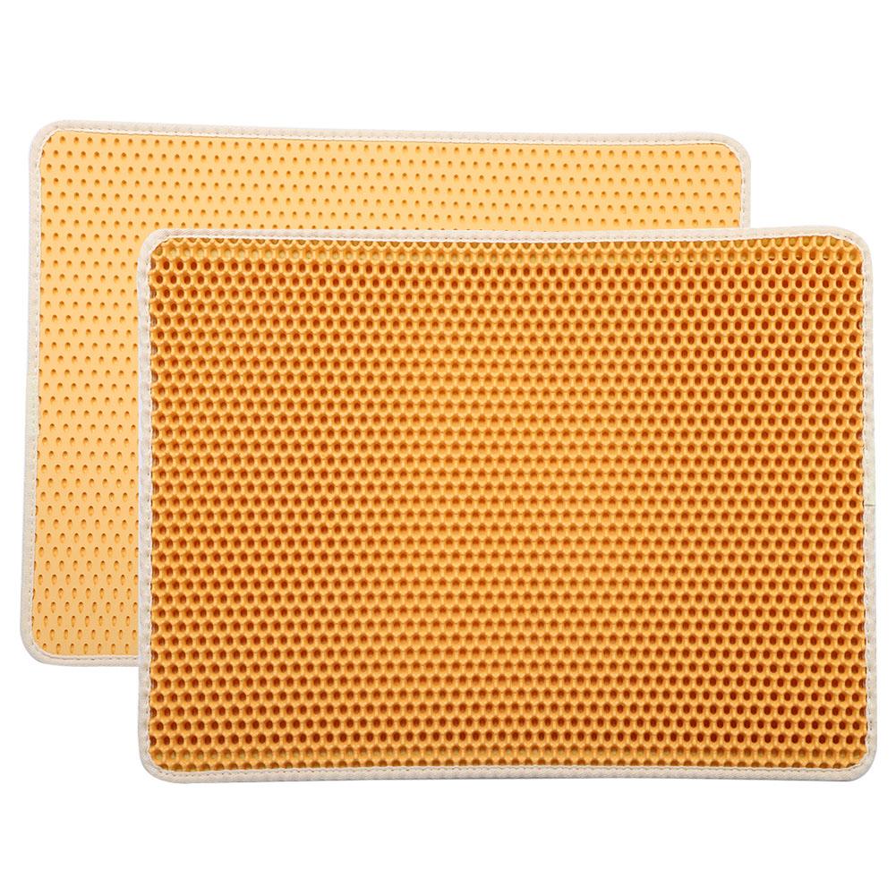 EVA Double Layer Pet Cat Litter Box Pad Cleaning Mat Washable Accessory with Mesh Hole yellow large size
EVA Double Layer Pet Cat Litter Box Pad Cleaning Mat Washable Accessory with Mesh Hole yellow large size