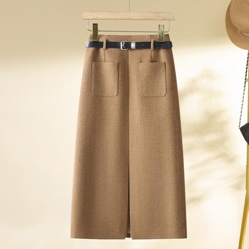2024 Women s Woolen Bodycon Midi Skirt - Spring/Autumn Slimming Slit Design XXL (125-135 jin) серый
2024 Women s Woolen Bodycon Midi Skirt - Spring/Autumn Slimming Slit Design XXL (125-135 jin) серый