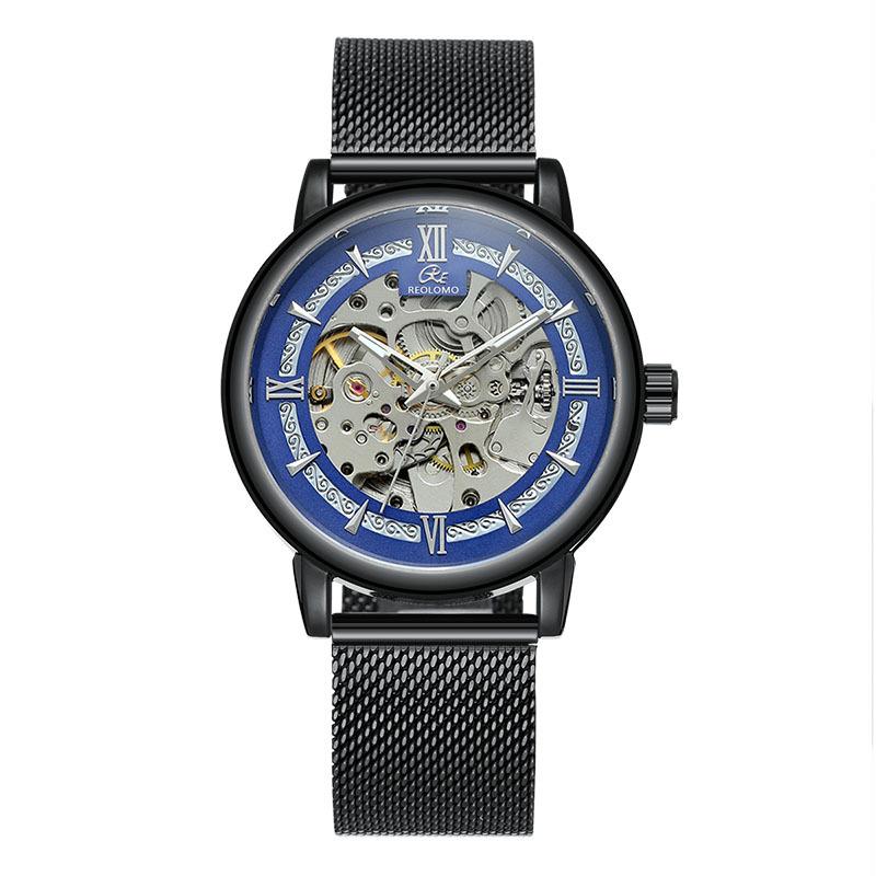 Top Brand New Men s Automatic Mechanical Watch European and American Style Fashion Hollow Mechanical Watch Woven Mesh Belt Men s Watch
Top Brand New Men s Automatic Mechanical Watch European and American Style Fashion Hollow Mechanical Watch Woven Mesh Belt Men s Watch