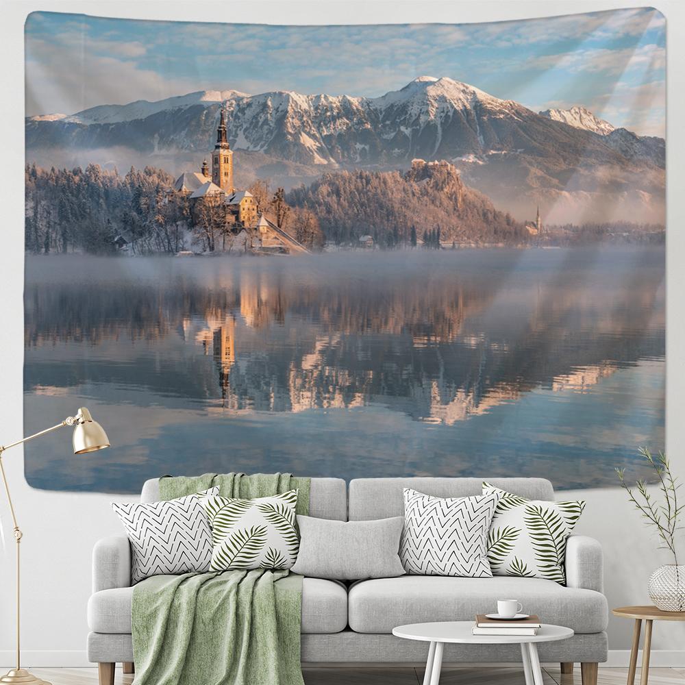 Церковь Снежная Гора Отражение Гобелен Настенный декор Богемный Ветер Хиппи Психоделические Реки Общежитие Современный Домашний Декор 95x70CM
Церковь Снежная Гора Отражение Гобелен Настенный декор Богемный Ветер Хиппи Психоделические Реки Общежитие Современный Домашний Декор 95x70CM