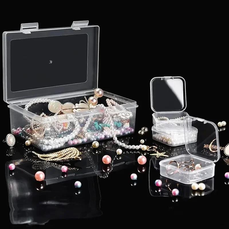 1PC Transparent Plastic Box Nail Decoration Packaging Box Female Jewelry Handheld Diy Handmade Material Desktop Storage Box Set
1PC Transparent Plastic Box Nail Decoration Packaging Box Female Jewelry Handheld Diy Handmade Material Desktop Storage Box Set