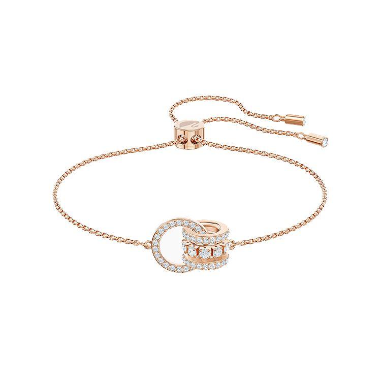 Swarovski Further Double Ring Bracelet Rose Gold Imitation Crystal Bracelet Women bracelets 5501092 Box (Random Color)
Swarovski Further Double Ring Bracelet Rose Gold Imitation Crystal Bracelet Women bracelets 5501092 Box (Random Color)
