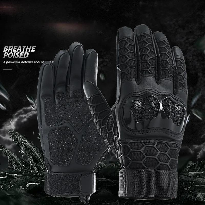 Motorcycle Gloves Motorcycle Off-road Anti-fall Joint Protection Wear-resistant Anti-slip Five-finger Tactical Riding Gloves L чорний
Motorcycle Gloves Motorcycle Off-road Anti-fall Joint Protection Wear-resistant Anti-slip Five-finger Tactical Riding Gloves L чорний