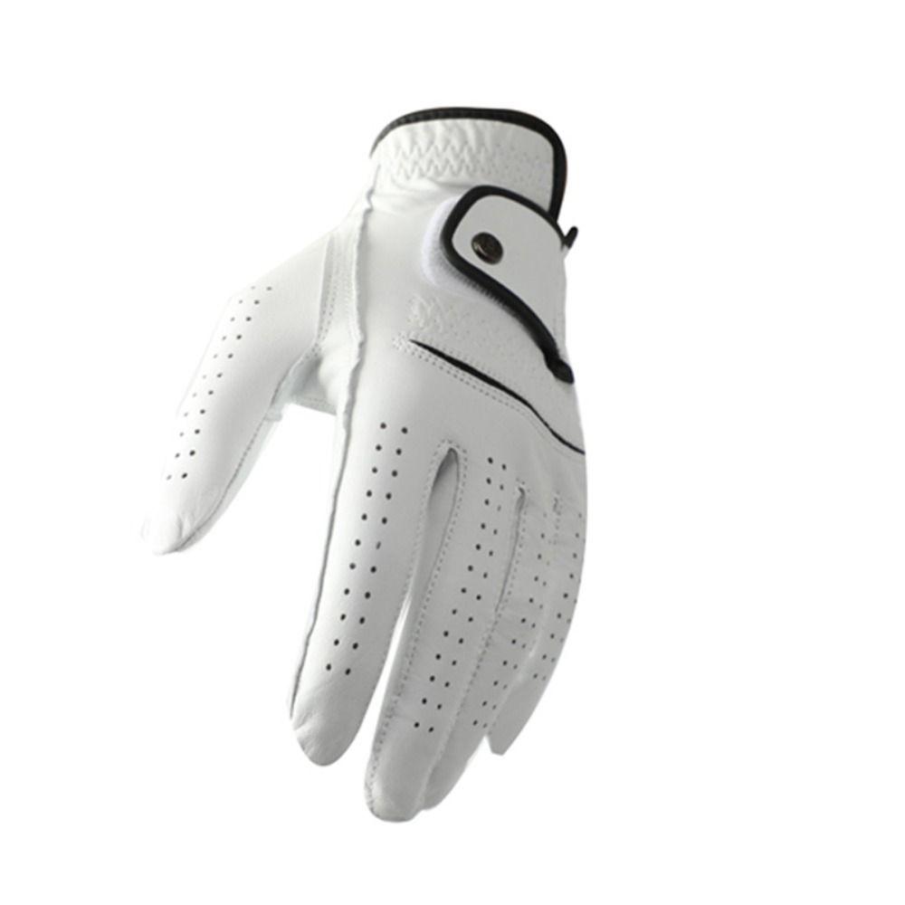 White Leather Golfing Glove Sheepskin Golf Accessories Soft Men s Sports Golf Glove Golfer 22
White Leather Golfing Glove Sheepskin Golf Accessories Soft Men s Sports Golf Glove Golfer 22