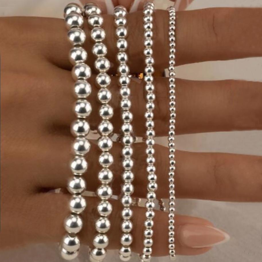 Hot-selling jewelry fashion simple elastic bracelet set women s creative temperament in round bead bracelet 7-piece set
Hot-selling jewelry fashion simple elastic bracelet set women s creative temperament in round bead bracelet 7-piece set