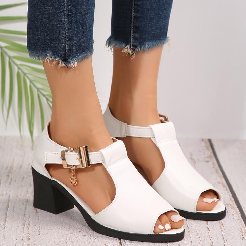 Fish mouth sandals female spring and summer new Roman ladies thick heel shoes versatile medium heel mother shoes 35 червоний
Fish mouth sandals female spring and summer new Roman ladies thick heel shoes versatile medium heel mother shoes 35 червоний