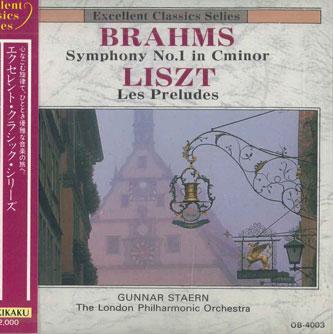 CD GUNNAR STAERN, THE LONDON PHILHARMO - Brahms Symphony No.1 In C Minor, Li OB4003 DAIICHI KIKAKU Japan Obi Classical Used
CD GUNNAR STAERN, THE LONDON PHILHARMO - Brahms Symphony No.1 In C Minor, Li OB4003 DAIICHI KIKAKU Japan Obi Classical Used