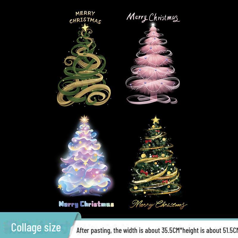 Набор статических наклеек «Рождественская елка и снежинка» для украшения торгового центра или стены (34144) middle; Static No Glue
Набор статических наклеек «Рождественская елка и снежинка» для украшения торгового центра или стены (34144) middle; Static No Glue