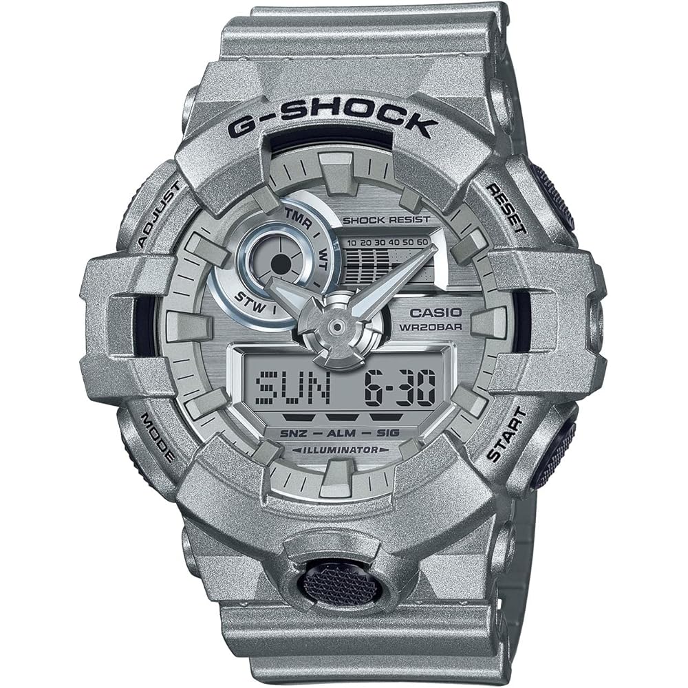 Casio G-Shock GA-700FF-8A Men s Silver Watch Forgotten Future Series Durable Design Water Resistant
Casio G-Shock GA-700FF-8A Men s Silver Watch Forgotten Future Series Durable Design Water Resistant