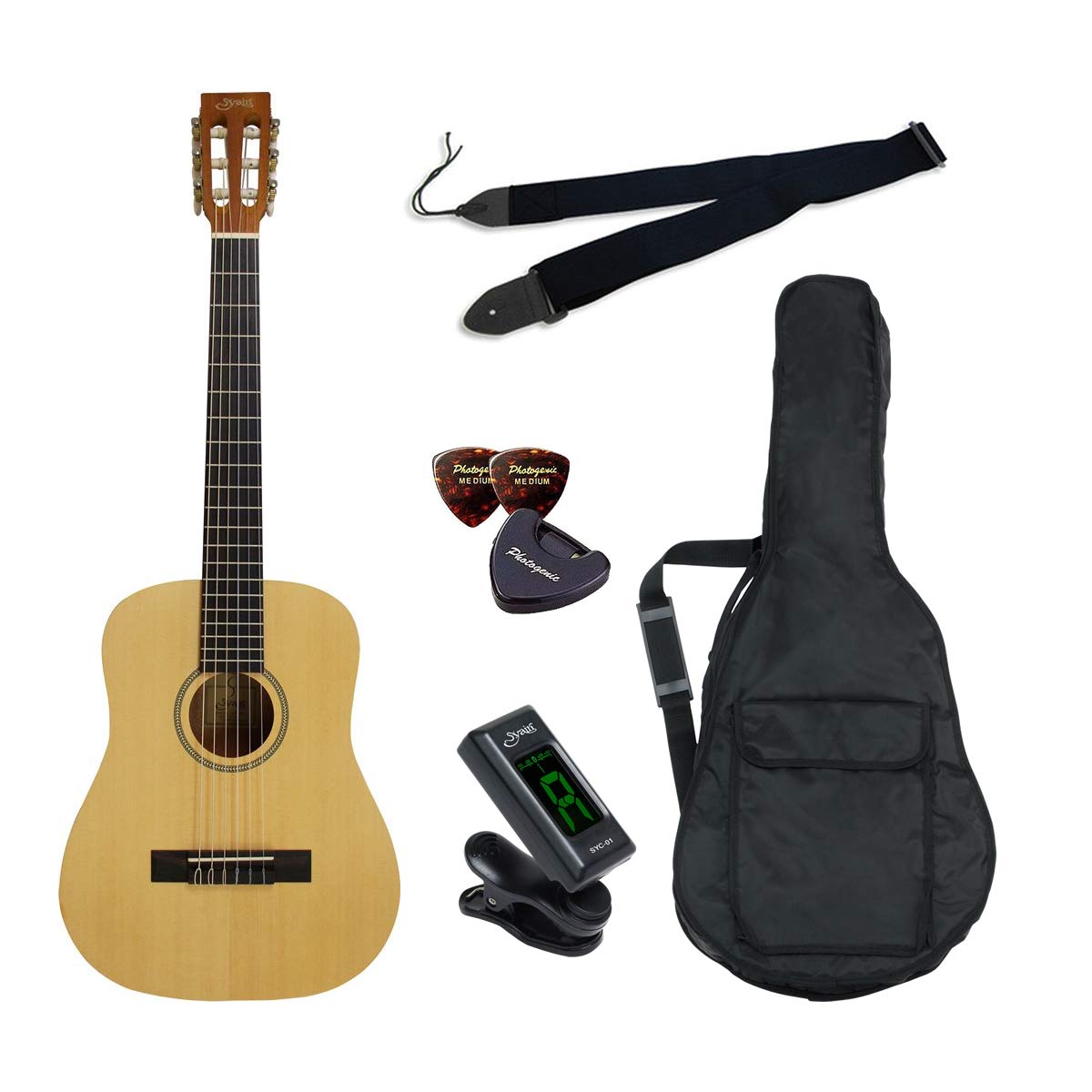 S.Yairi Мини-классическая гитара, Оригинальный набор из 7 предметов для быстрого старта от Amazon YCM-02/NTL, Натуральный
S.Yairi Мини-классическая гитара, Оригинальный набор из 7 предметов для быстрого старта от Amazon YCM-02/NTL, Натуральный