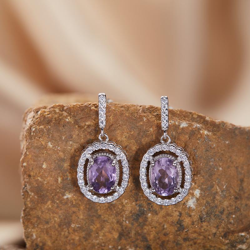 S925 Sterling Silver 18K Gold Natural Color Treasure Amethyst Pendant Clavicle Necklace Premium Non-Fading Energy Jewelry
S925 Sterling Silver 18K Gold Natural Color Treasure Amethyst Pendant Clavicle Necklace Premium Non-Fading Energy Jewelry
