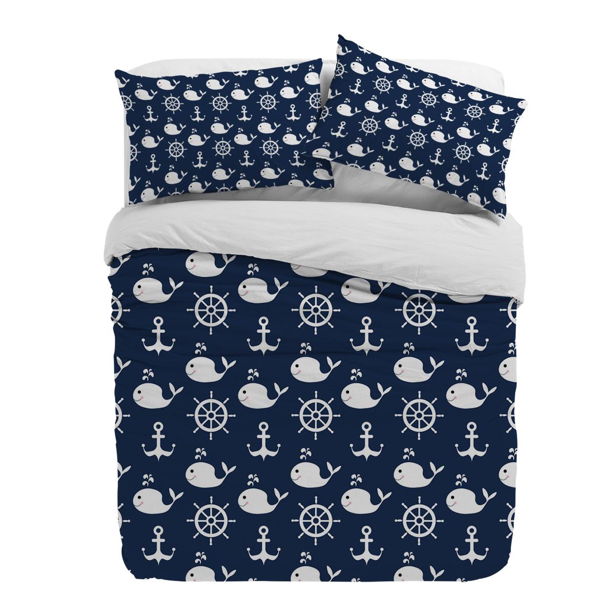 Anchor Whale Rudder Duvet Cover Bed Bedding Set Home Textile Quilt Cover Pillowcases Bedroom Double Bedding Set No Sheet EU single(135x200cm)
Anchor Whale Rudder Duvet Cover Bed Bedding Set Home Textile Quilt Cover Pillowcases Bedroom Double Bedding Set No Sheet EU single(135x200cm)