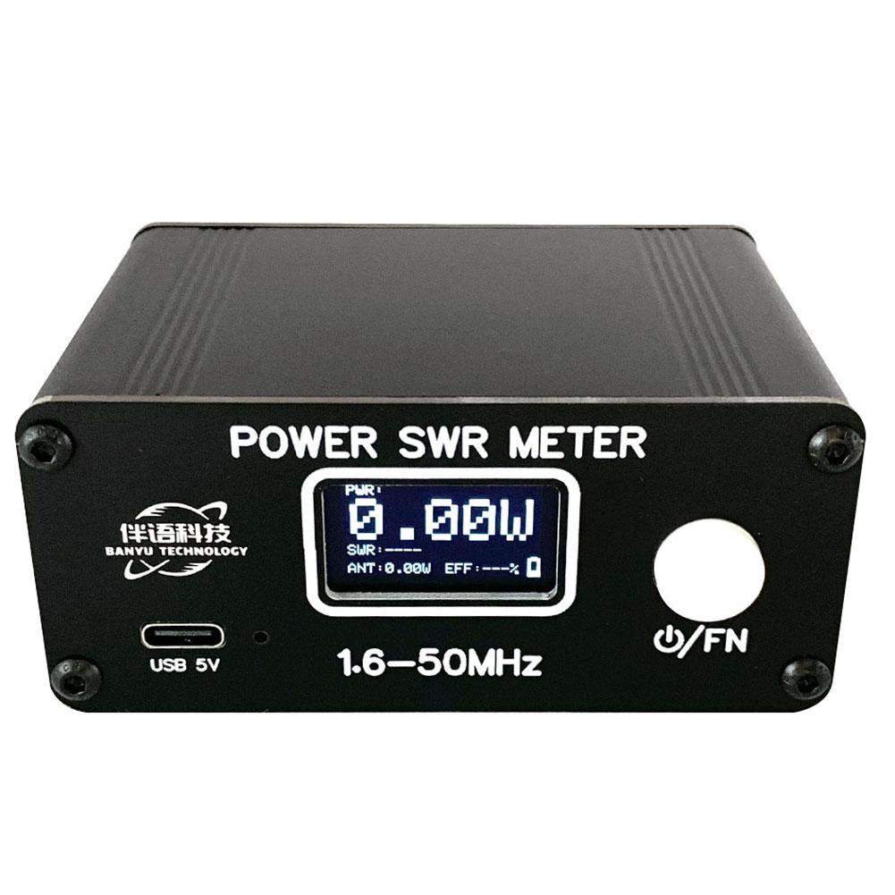 Mini High Frequency SWR Meter 0.5W-150W Digital Display Standing Wave Ratio Meter Accuracy Better Than 5% Shortwave Power Meter China Mainland
Mini High Frequency SWR Meter 0.5W-150W Digital Display Standing Wave Ratio Meter Accuracy Better Than 5% Shortwave Power Meter China Mainland