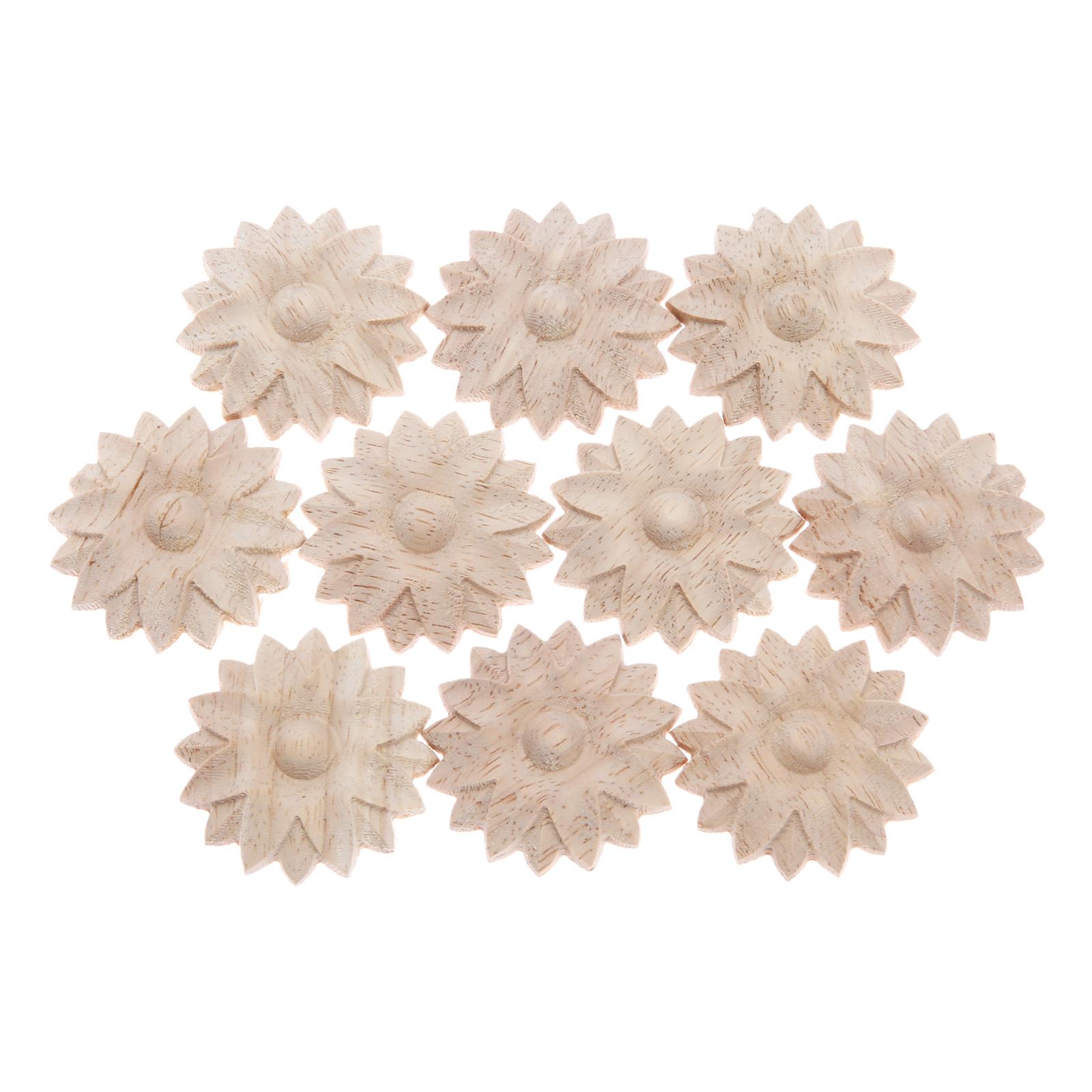 10pcs Floral Wood Carved Decal Round Mini Corner Frame Wall Furniture Woodcarving Figurines Crafts Home Decor Ornement 3/4cm
10pcs Floral Wood Carved Decal Round Mini Corner Frame Wall Furniture Woodcarving Figurines Crafts Home Decor Ornement 3/4cm