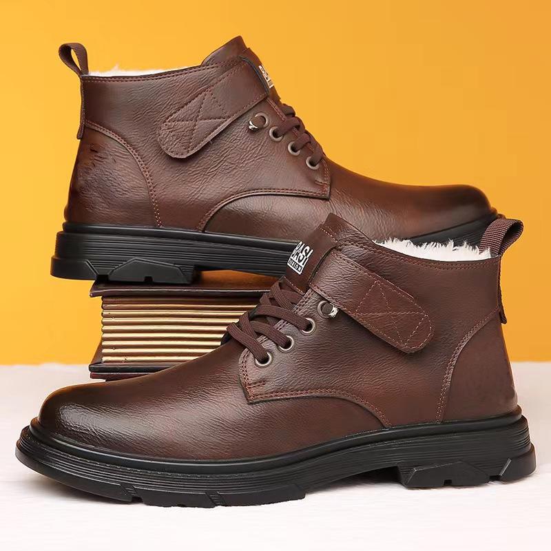 Cotton shoes men s winter velvet warm non-slip casual high-top shoes business cotton boots cotton leather shoes thickened 44
Cotton shoes men s winter velvet warm non-slip casual high-top shoes business cotton boots cotton leather shoes thickened 44