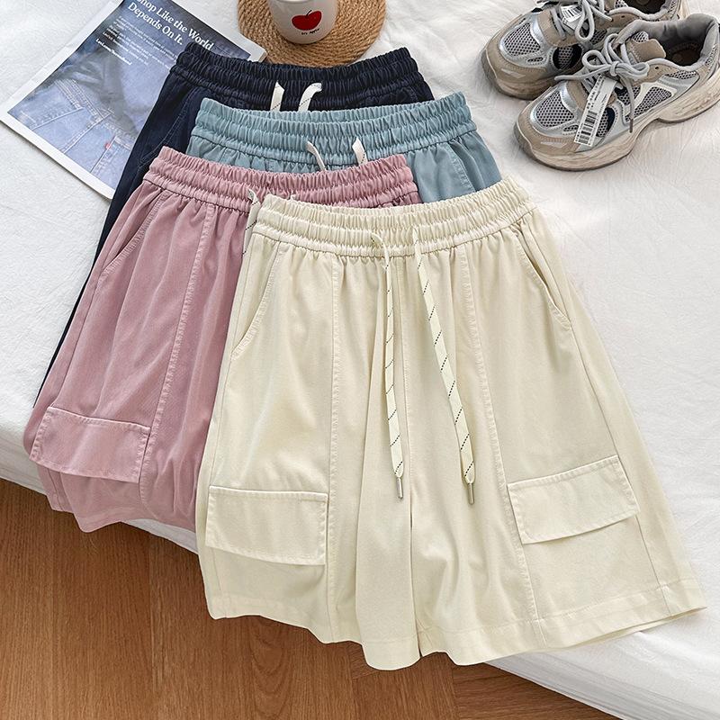 Tennis Denim Shorts for Women In Summer New High-waisted Hips Ice Silk Wide-leg Five-point Pants XL темно-синього кольору
Tennis Denim Shorts for Women In Summer New High-waisted Hips Ice Silk Wide-leg Five-point Pants XL темно-синього кольору