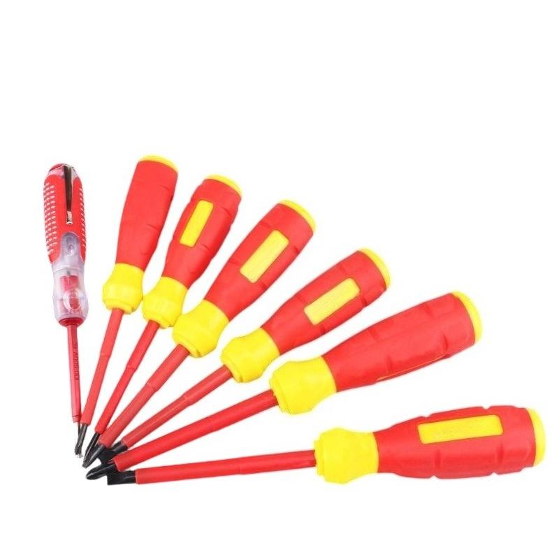 Anti Electric Shock Precision Screwdriver Industrial Insulated Screwdriver Set Electrician Maintenance Tools Repair Accessories
Anti Electric Shock Precision Screwdriver Industrial Insulated Screwdriver Set Electrician Maintenance Tools Repair Accessories