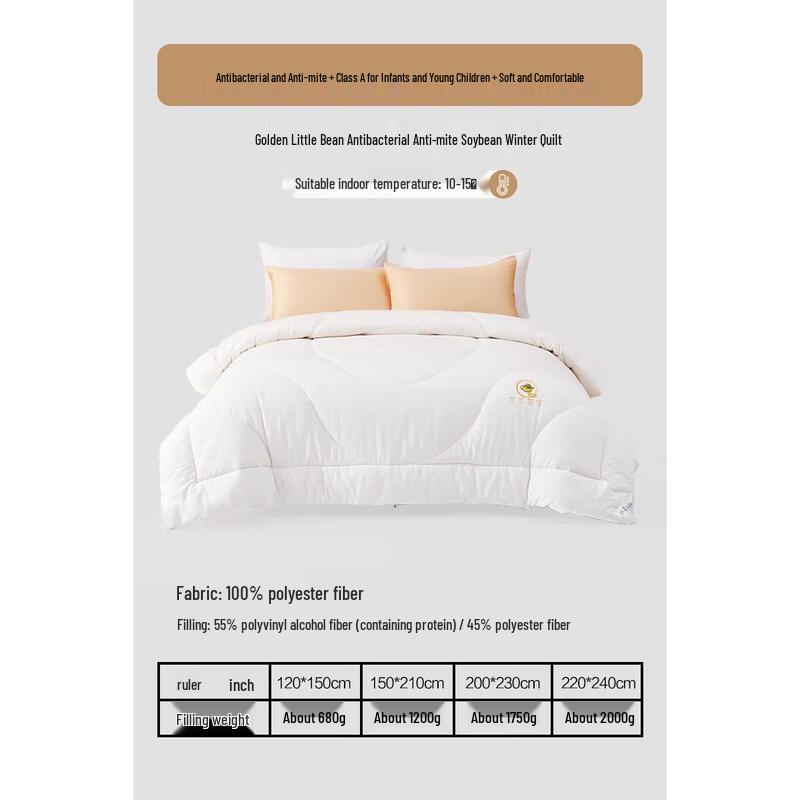 Mercury Home Textile All-Season Soy Fiber Quilt
Mercury Home Textile All-Season Soy Fiber Quilt