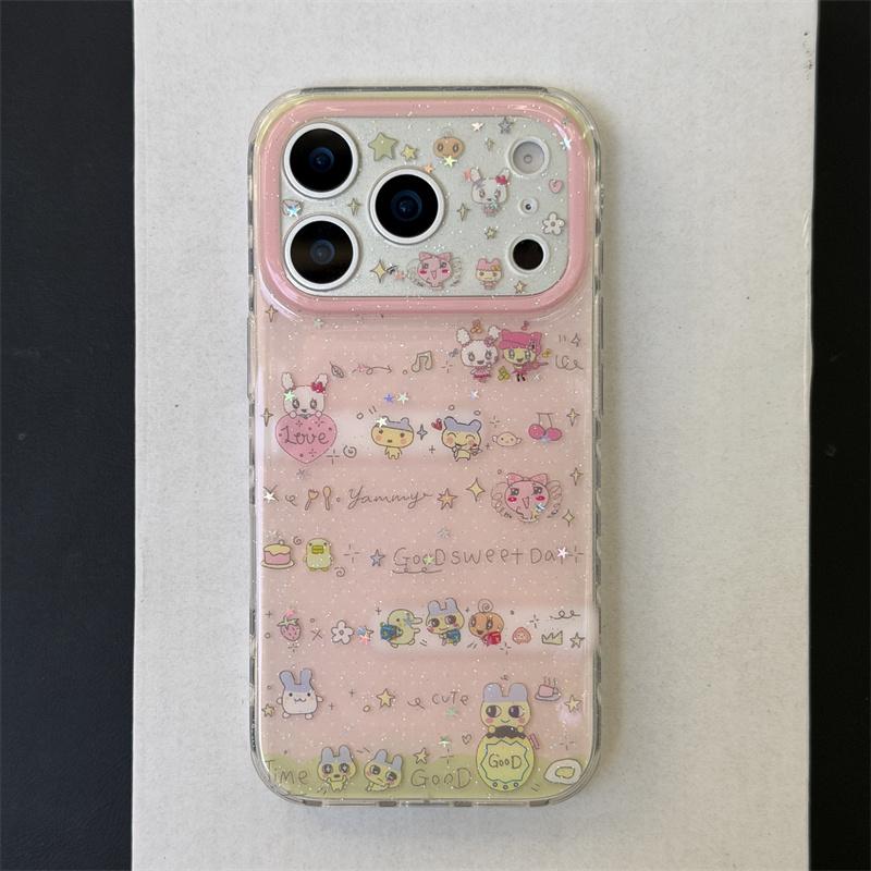 Cute Pink Cartoon Animals Glitter Phone Case For iPhone 17 16 15 14 Pro Max Kawaii Bunny Charm Wrist Strap Protective Cover for For iPhone 17ProMax
Cute Pink Cartoon Animals Glitter Phone Case For iPhone 17 16 15 14 Pro Max Kawaii Bunny Charm Wrist Strap Protective Cover for For iPhone 17ProMax