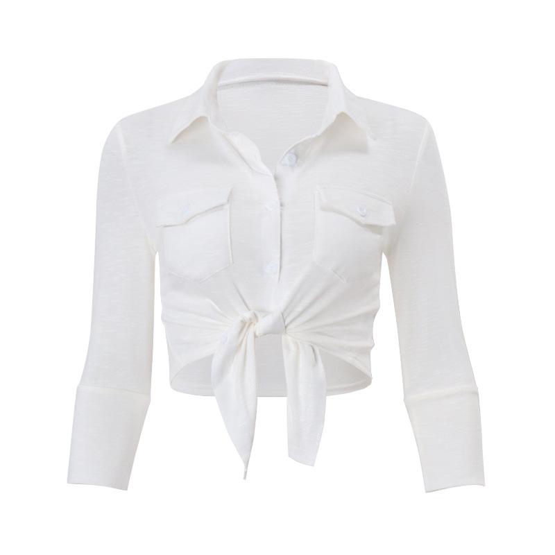 Лето и осень Женский колледж Стиль Милый Лацкан Однобортный Кардиган Тонкий Рубашка L белый
Лето и осень Женский колледж Стиль Милый Лацкан Однобортный Кардиган Тонкий Рубашка L белый