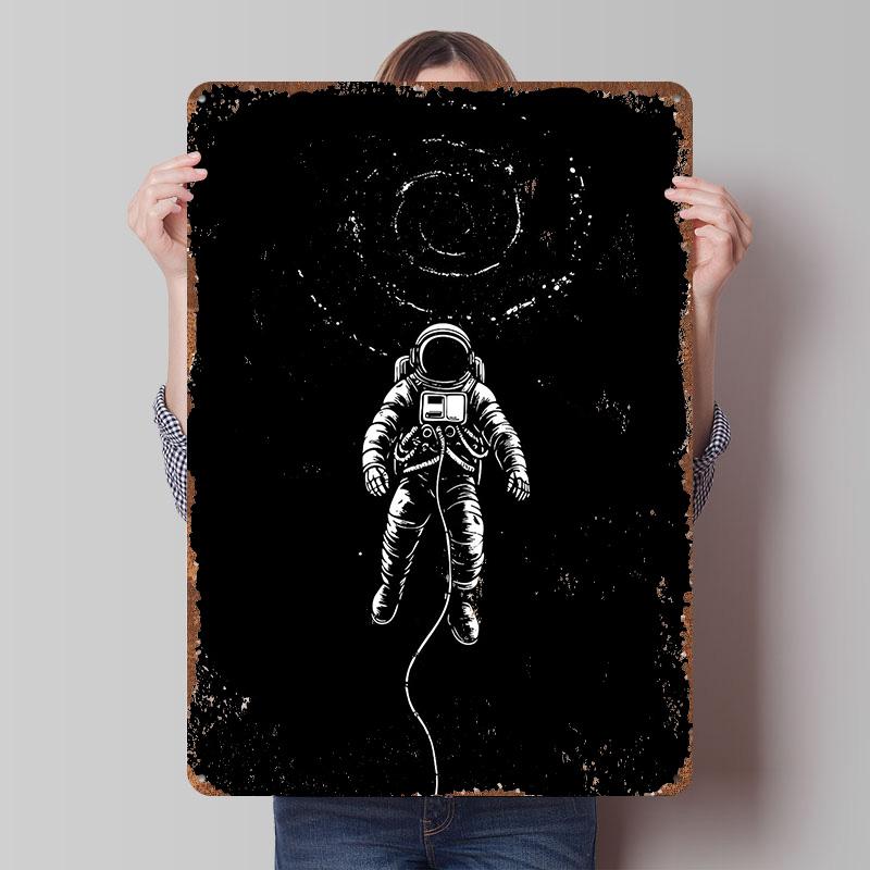 Astronaut in Space With Galaxy Poster Customized Wall Art Vintage Metal Signs Retro Tin Plaque for Man Cave Setup Decorations 7.9x11.8In(20x30cm)
Astronaut in Space With Galaxy Poster Customized Wall Art Vintage Metal Signs Retro Tin Plaque for Man Cave Setup Decorations 7.9x11.8In(20x30cm)