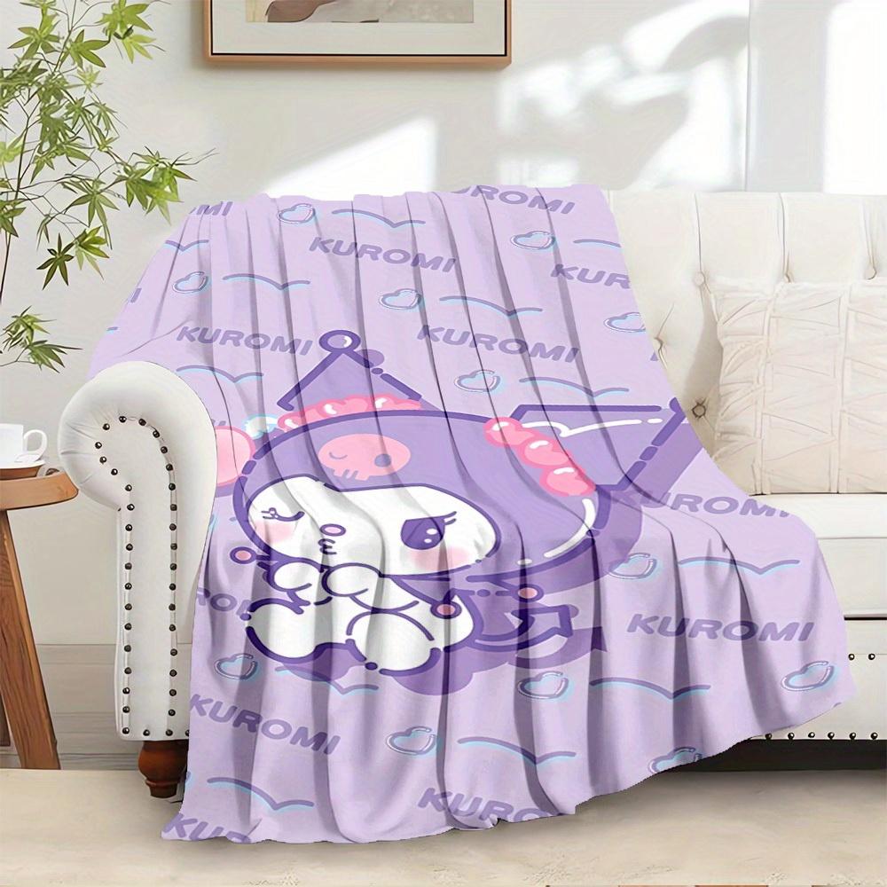 1pc Kuromi cute cartoon character home decor blanket - Seasonal universal cozy washable gift for all ages, suitable for all families, multip 130x150cm
1pc Kuromi cute cartoon character home decor blanket - Seasonal universal cozy washable gift for all ages, suitable for all families, multip 130x150cm