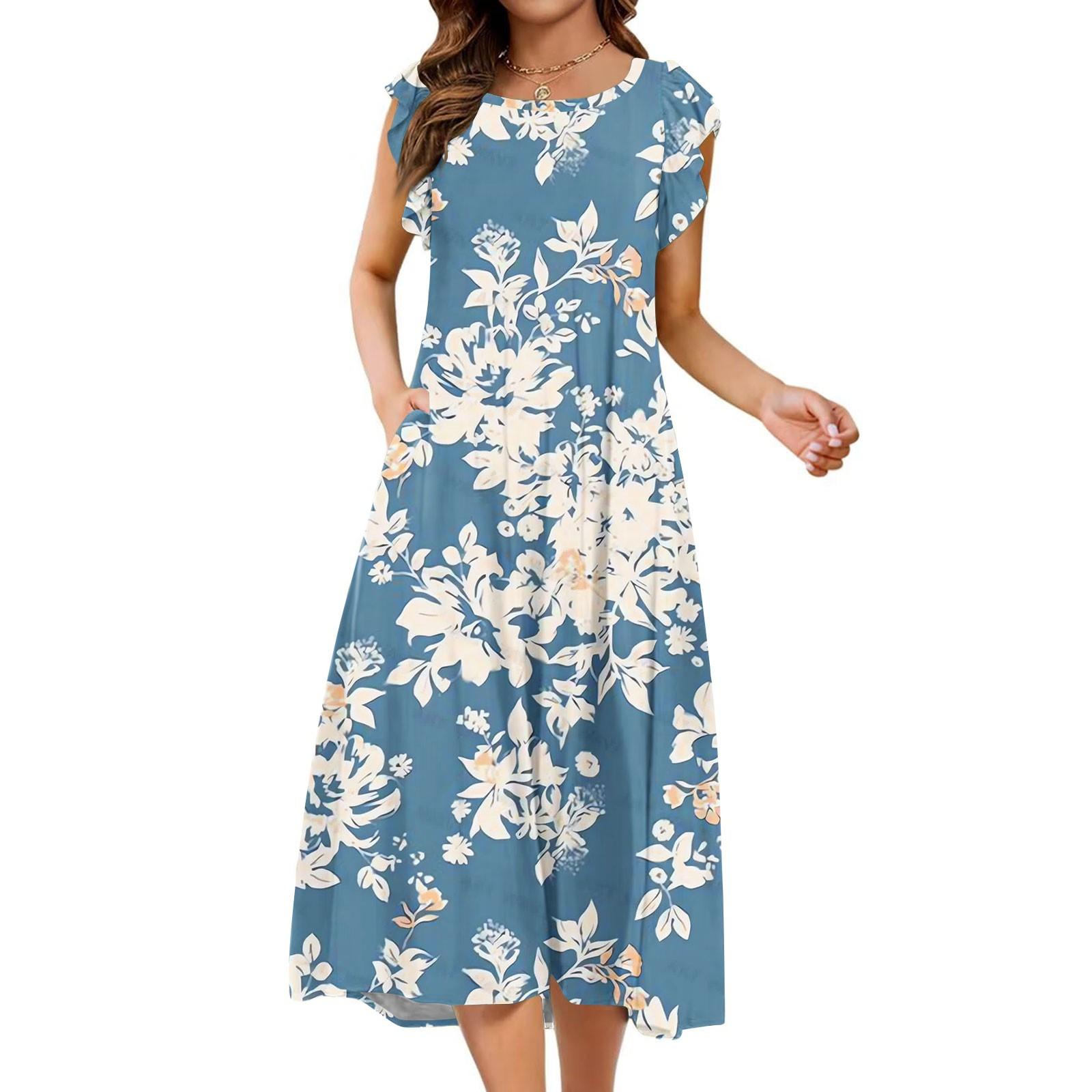 Женское цельное платье с короткими рукавами, расклешенными рукавами, свободного покроя, с круглым вырезом M
Женское цельное платье с короткими рукавами, расклешенными рукавами, свободного покроя, с круглым вырезом M