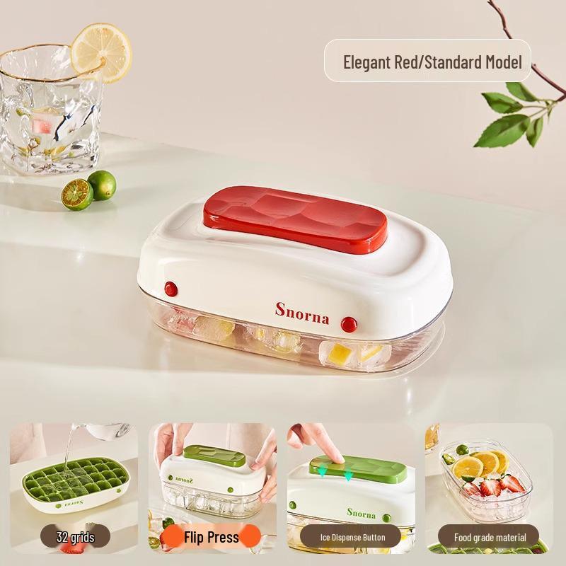 Large Capacity Ice Cube Mold with Lid, Food-Grade Tray for Making and Storing Ice Cubes
Large Capacity Ice Cube Mold with Lid, Food-Grade Tray for Making and Storing Ice Cubes