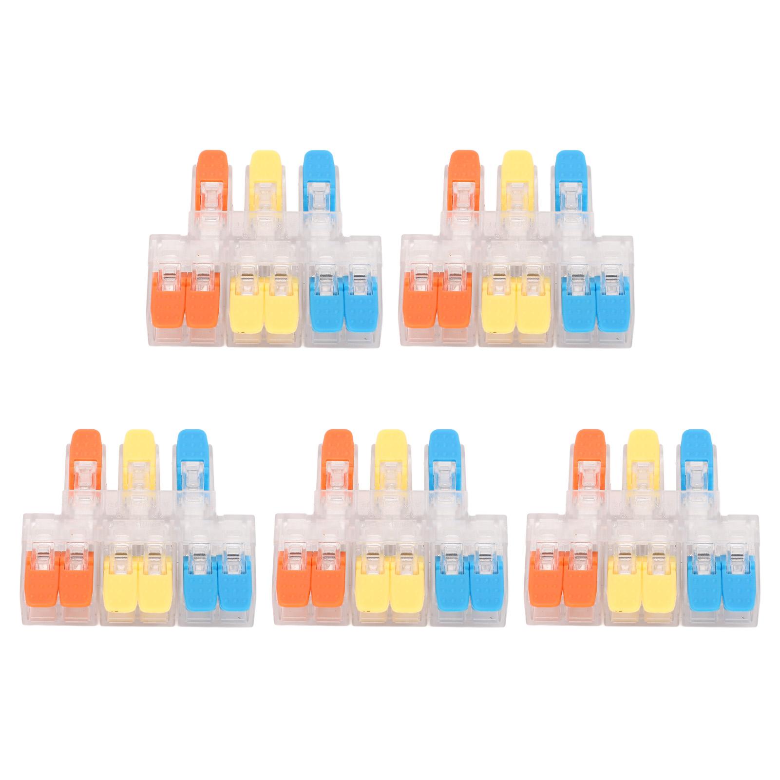 5Pcs 3 in 6 Out Electrical Wire Connector 41A 450V Quick Wiring Splice Cable Connector for 0.56mm2
5Pcs 3 in 6 Out Electrical Wire Connector 41A 450V Quick Wiring Splice Cable Connector for 0.56mm2