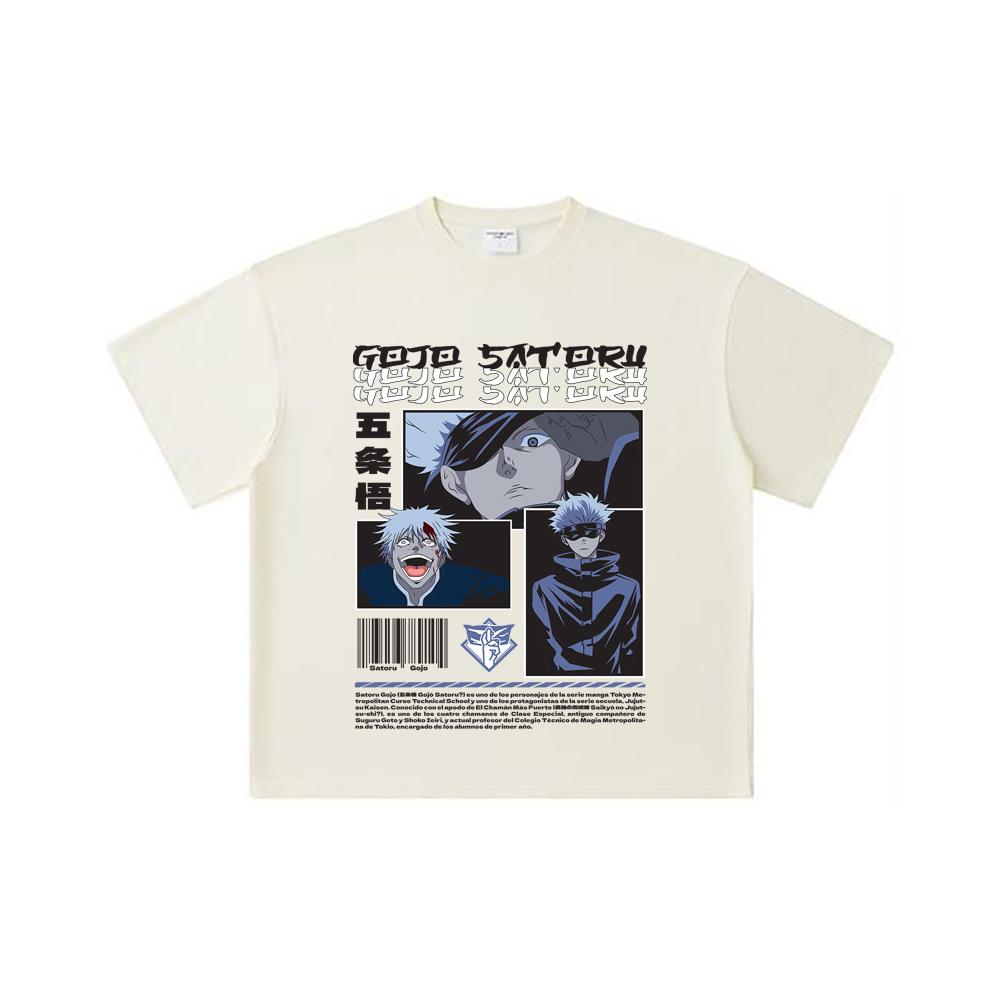 260 GSM Double Yarn 32 Count 100% Cotton Jujutsu Kaisen V26 Gojo Print Unisex Heavy Cotton T Shirt S
260 GSM Double Yarn 32 Count 100% Cotton Jujutsu Kaisen V26 Gojo Print Unisex Heavy Cotton T Shirt S