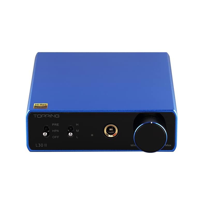 TOPPING L30II NFCA Module UHGF Technology Ultra Low Noise Cost Effective Headphone Amplifier 0.3uV (Blue)
TOPPING L30II NFCA Module UHGF Technology Ultra Low Noise Cost Effective Headphone Amplifier 0.3uV (Blue)