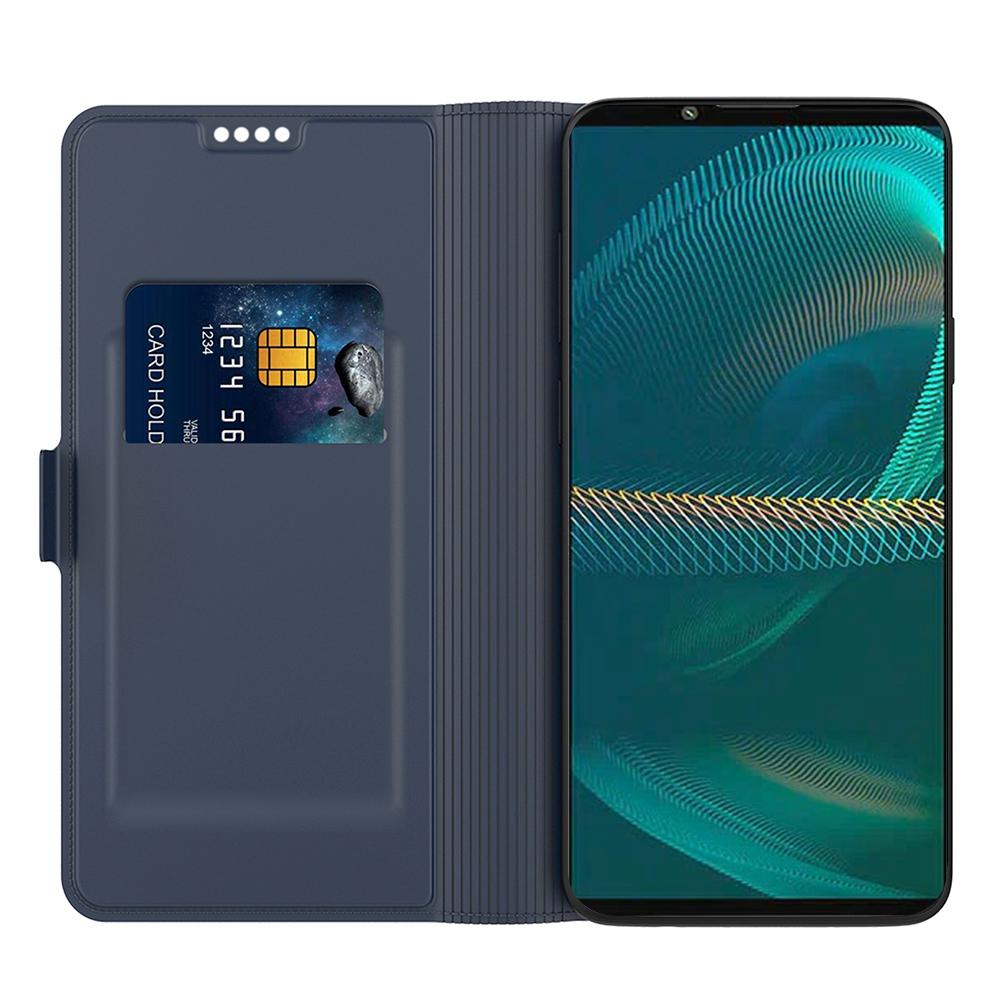 For Sony Xperia 1 II PU Leather Flip Case Double Magnetic Clasp Stand Card Slot Shockproof Cover Blue
For Sony Xperia 1 II PU Leather Flip Case Double Magnetic Clasp Stand Card Slot Shockproof Cover Blue