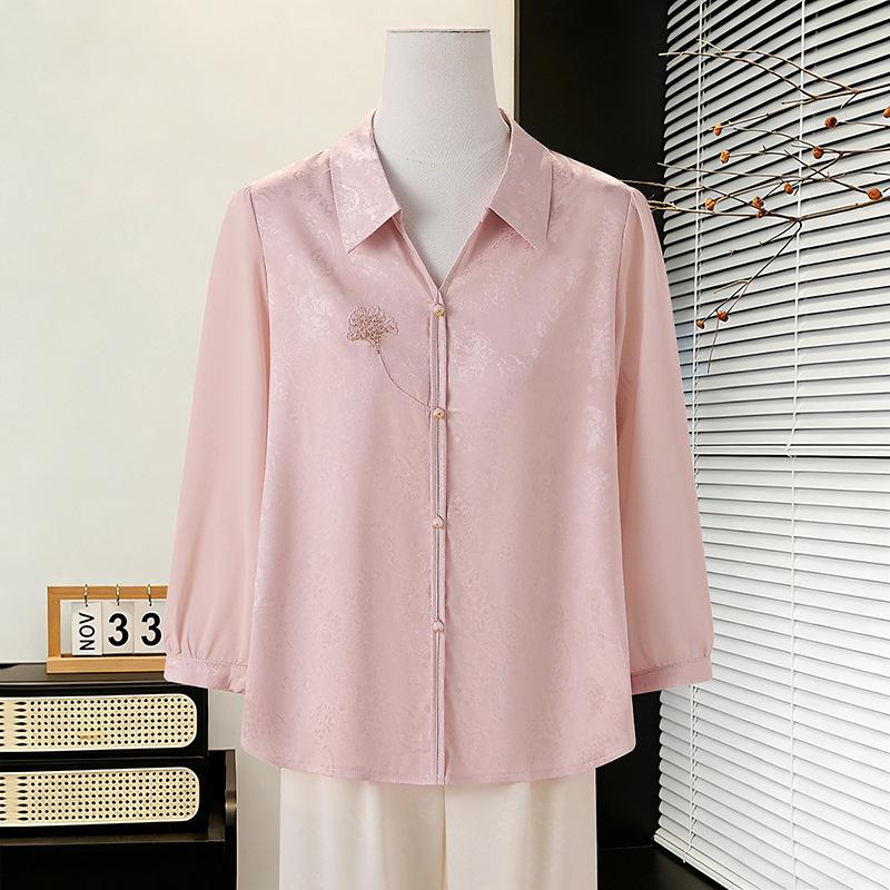 2026 New Nine-Sleeve Chinese Style Spring Shirt for Middle-Aged Women - Elegant Temperament Top 5XL (140-150 lbs) рожевий
2026 New Nine-Sleeve Chinese Style Spring Shirt for Middle-Aged Women - Elegant Temperament Top 5XL (140-150 lbs) рожевий