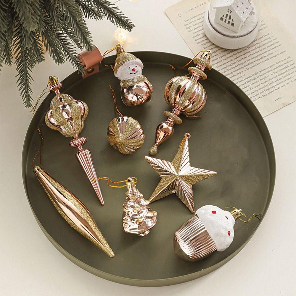 2Pcs Star Hazelnut Christmas Pendant Plastic Christmas Tree Pendant Arrangement Supplies style E
2Pcs Star Hazelnut Christmas Pendant Plastic Christmas Tree Pendant Arrangement Supplies style E