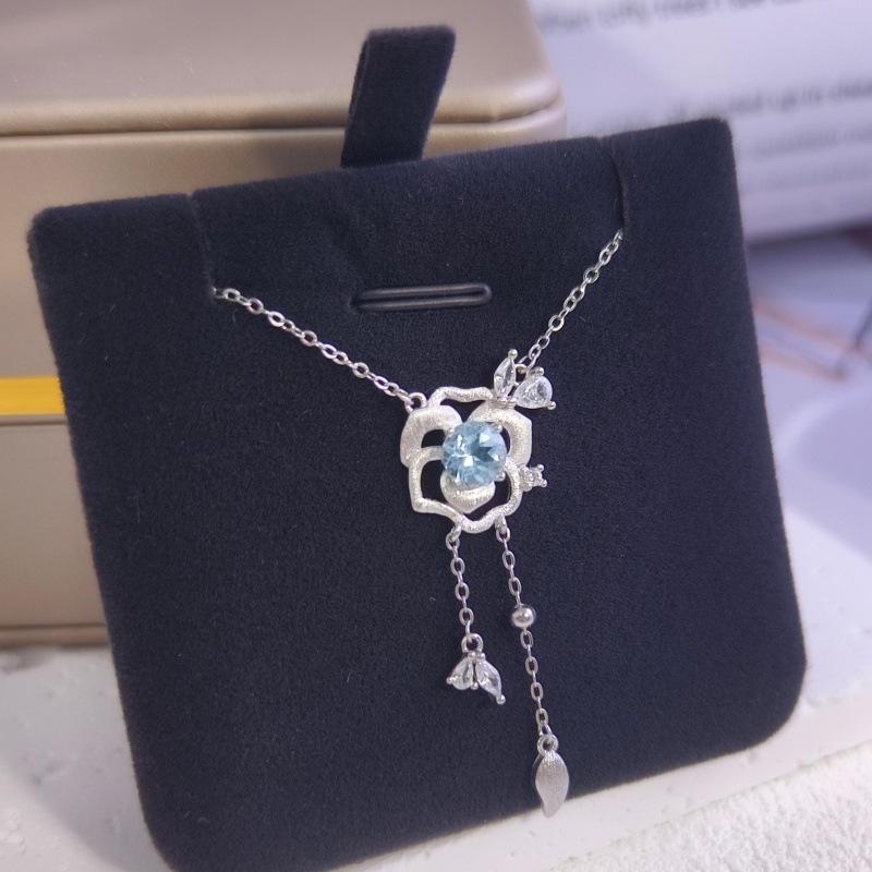 S925 sterling silver original brushed craft necklace women s rose wreath fringed collarbone chain natural crystal stone item jewelry women s jewelry 925 silver
S925 sterling silver original brushed craft necklace women s rose wreath fringed collarbone chain natural crystal stone item jewelry women s jewelry 925 silver