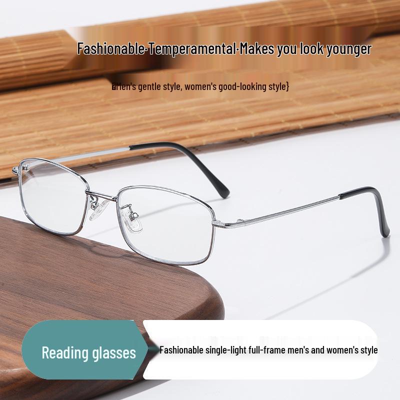 HD Ultralight Metal Full Frame Farsighted Reading Glasses for Men & Women – Fashionable & Comfortable +2.00
HD Ultralight Metal Full Frame Farsighted Reading Glasses for Men & Women – Fashionable & Comfortable +2.00
